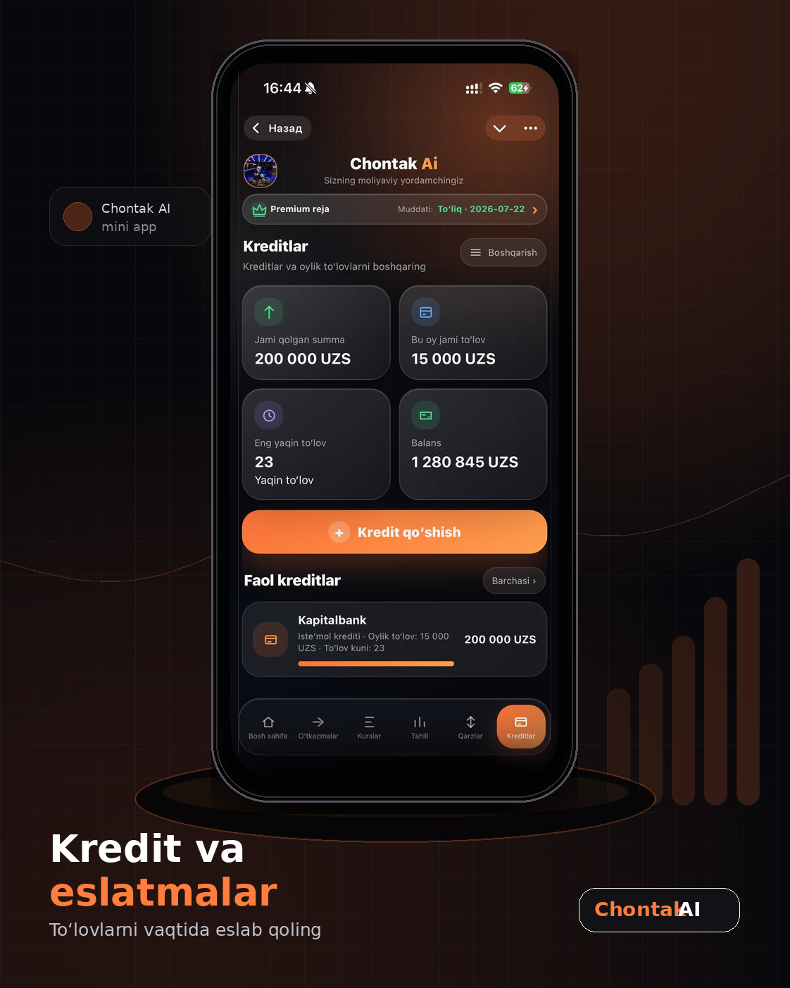 Kredit va eslatmalar